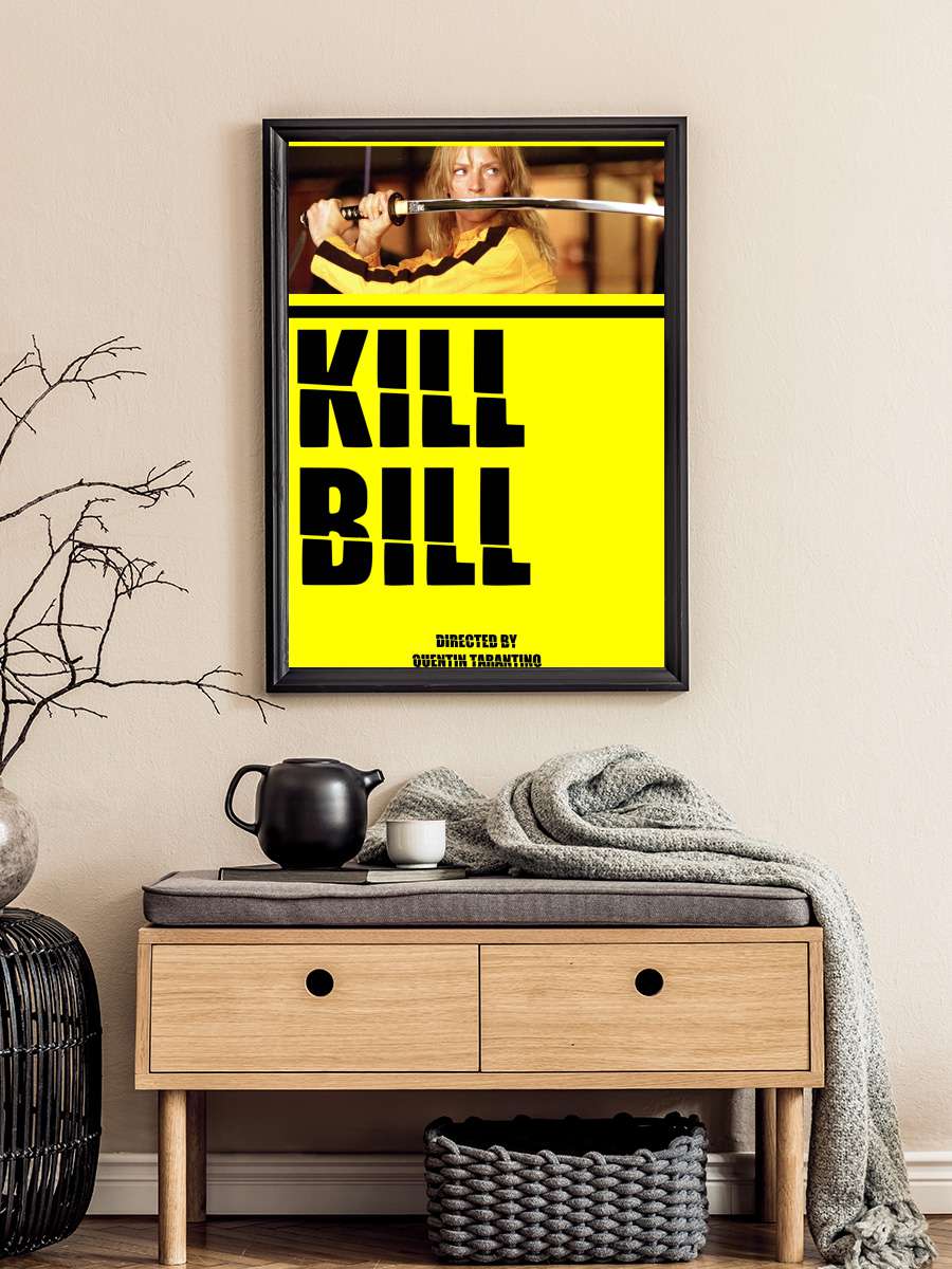 Kill Bill: Vol. 1 Film Tablo Siyah Çerçeveli Film Poster Afiş Tablo