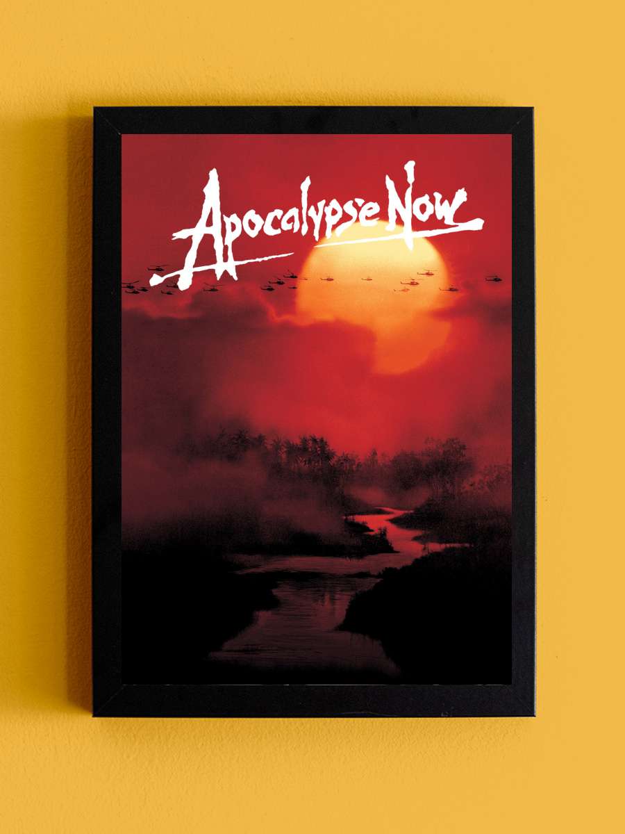 Kıyamet - Apocalypse Now Film Tablo Siyah Çerçeveli Film Poster Afiş Tablo