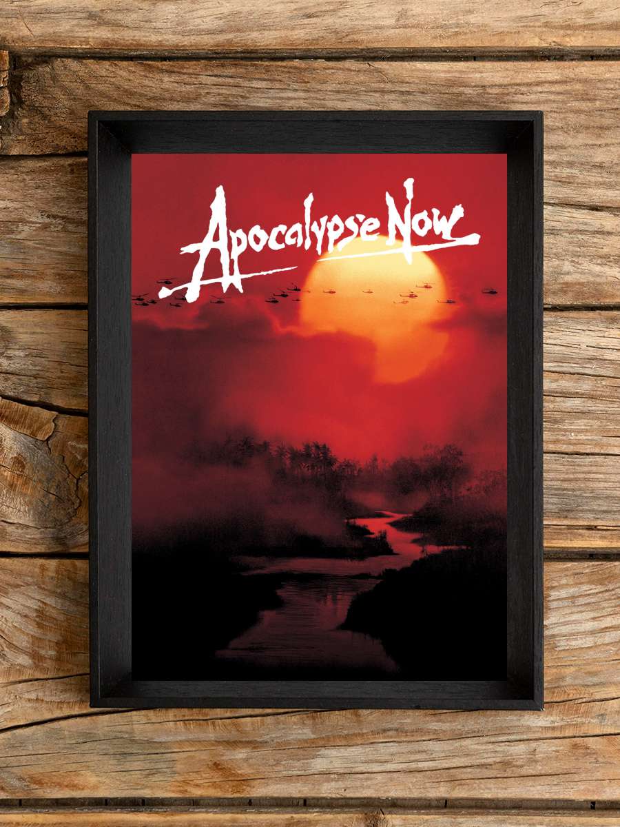 Kıyamet - Apocalypse Now Film Tablo Siyah Çerçeveli Film Poster Afiş Tablo