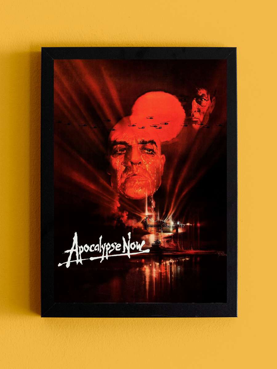 Kıyamet - Apocalypse Now Film Tablo Siyah Çerçeveli Film Poster Afiş Tablo