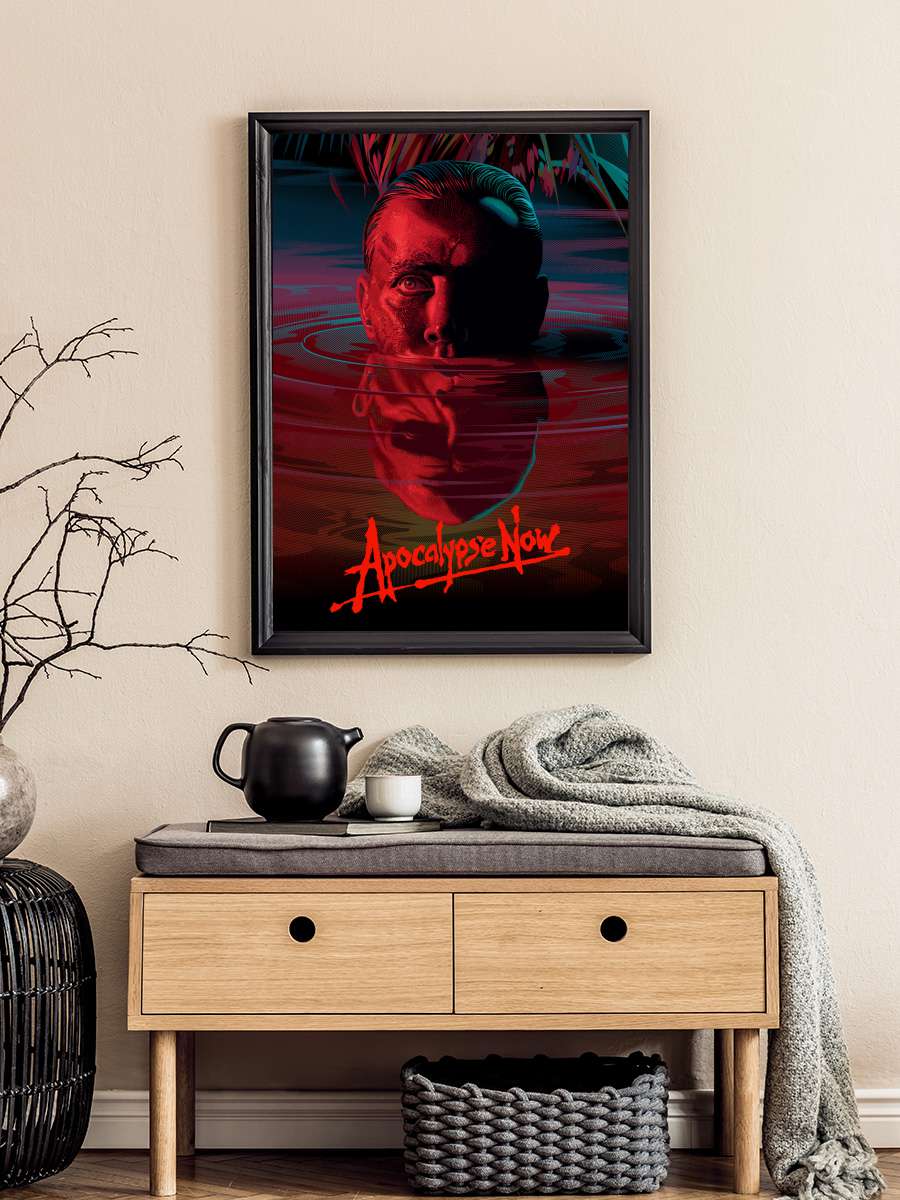 Kıyamet - Apocalypse Now Film Tablo Siyah Çerçeveli Film Poster Afiş Tablo