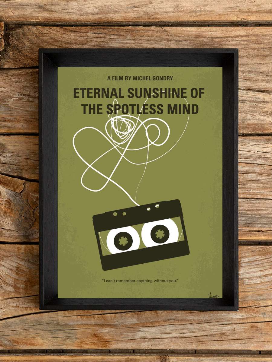 Sil Baştan - Eternal Sunshine of the Spotless Mind Film Tablo Siyah Çerçeveli Film Poster Afiş Tablo