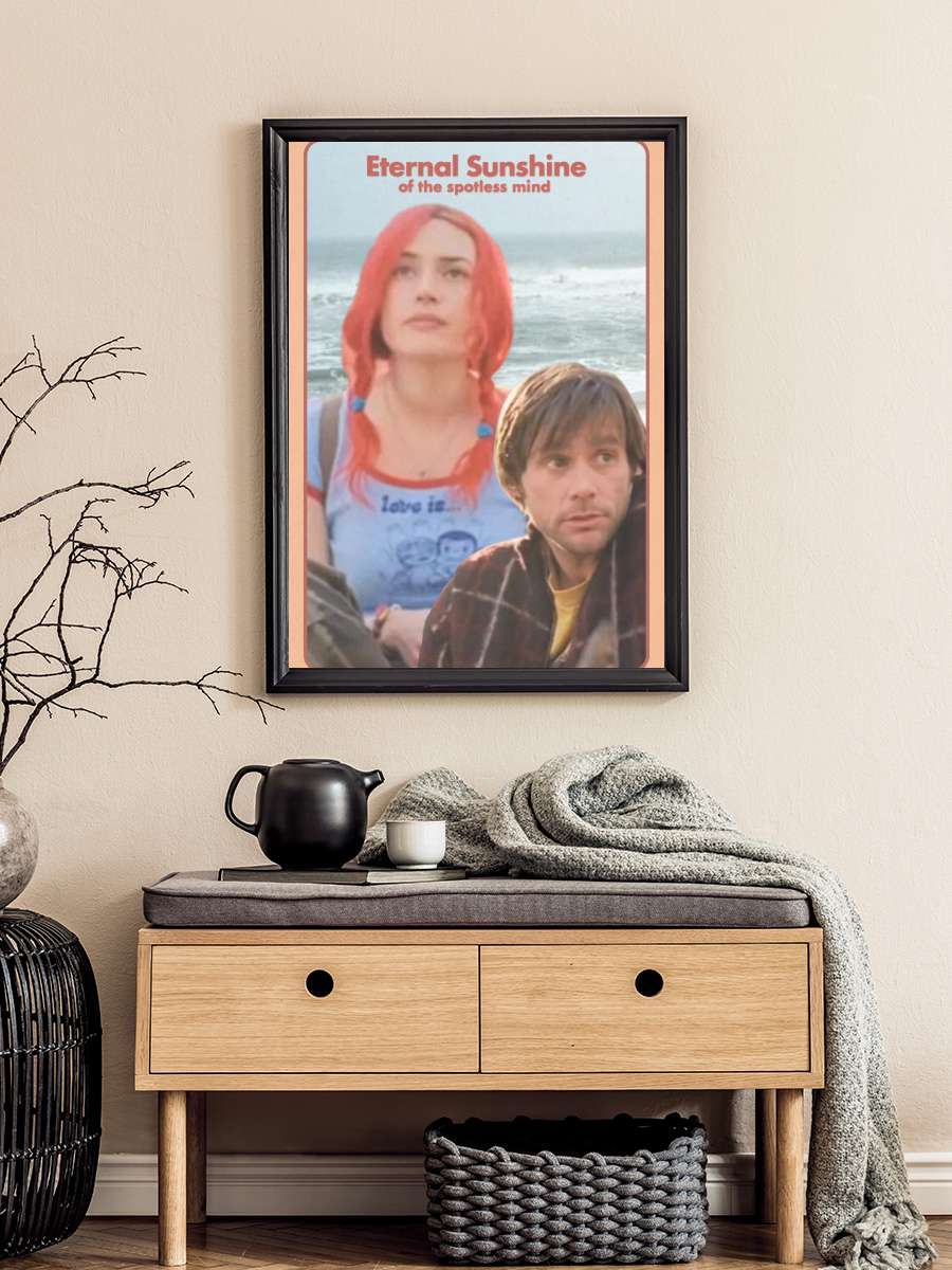 Sil Baştan - Eternal Sunshine of the Spotless Mind Film Tablo Siyah Çerçeveli Film Poster Afiş Tablo