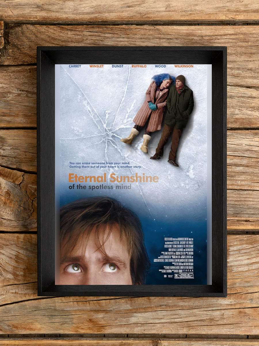 Sil Baştan - Eternal Sunshine of the Spotless Mind Film Tablo Siyah Çerçeveli Film Poster Afiş Tablo