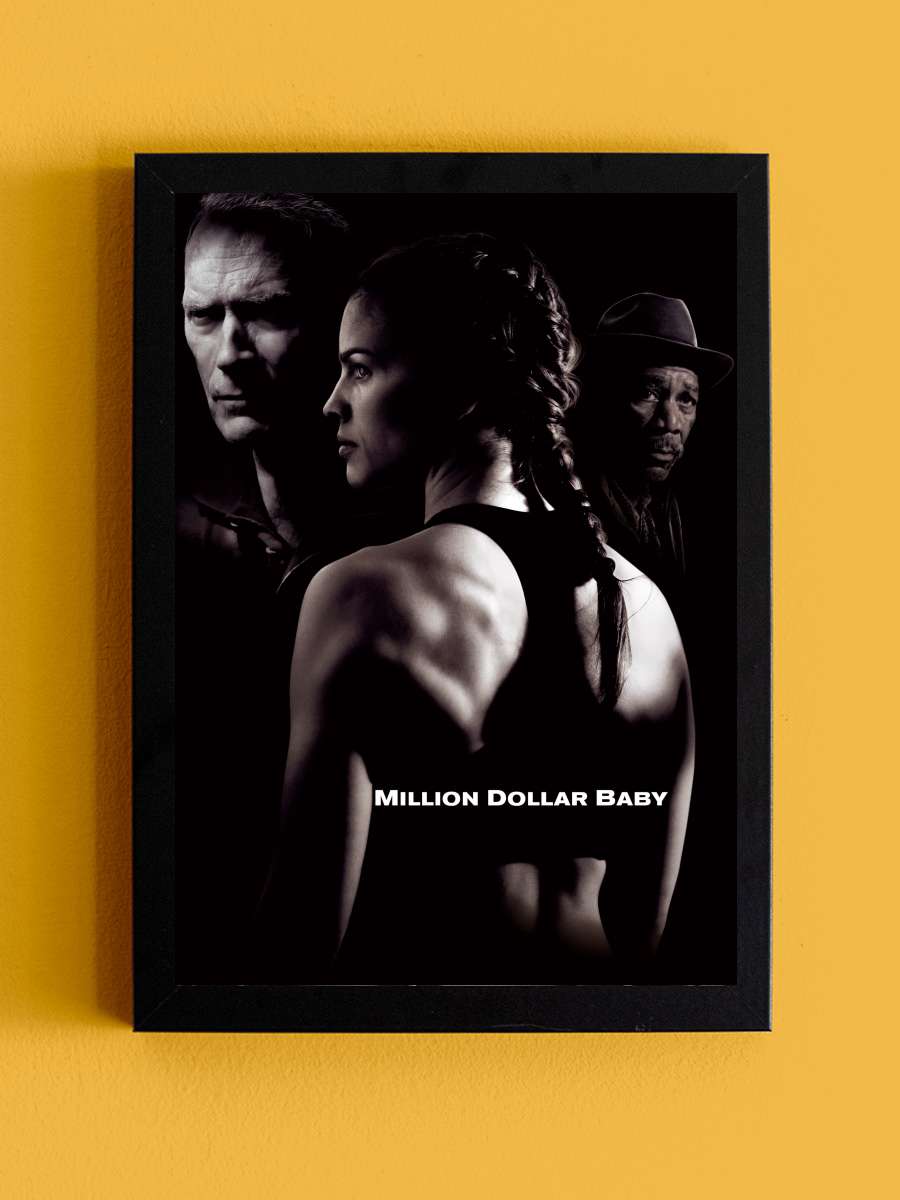 Milyonluk Bebek - Million Dollar Baby Film Tablo Siyah Çerçeveli Film Poster Afiş Tablo