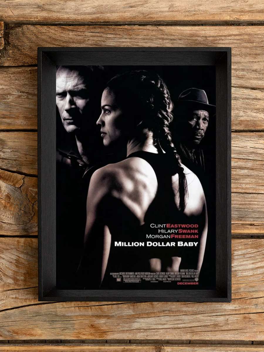 Milyonluk Bebek - Million Dollar Baby Film Tablo Siyah Çerçeveli Film Poster Afiş Tablo