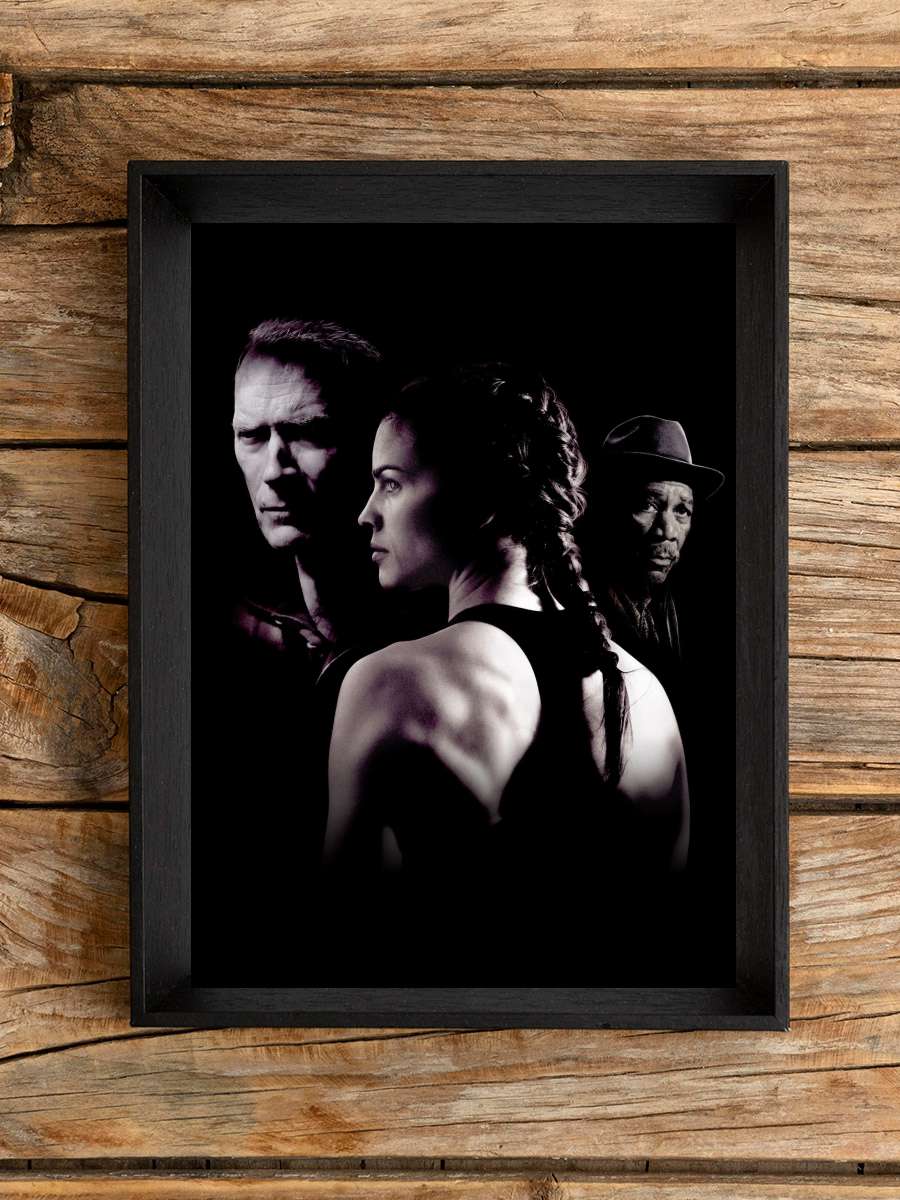 Milyonluk Bebek - Million Dollar Baby Film Tablo Siyah Çerçeveli Film Poster Afiş Tablo