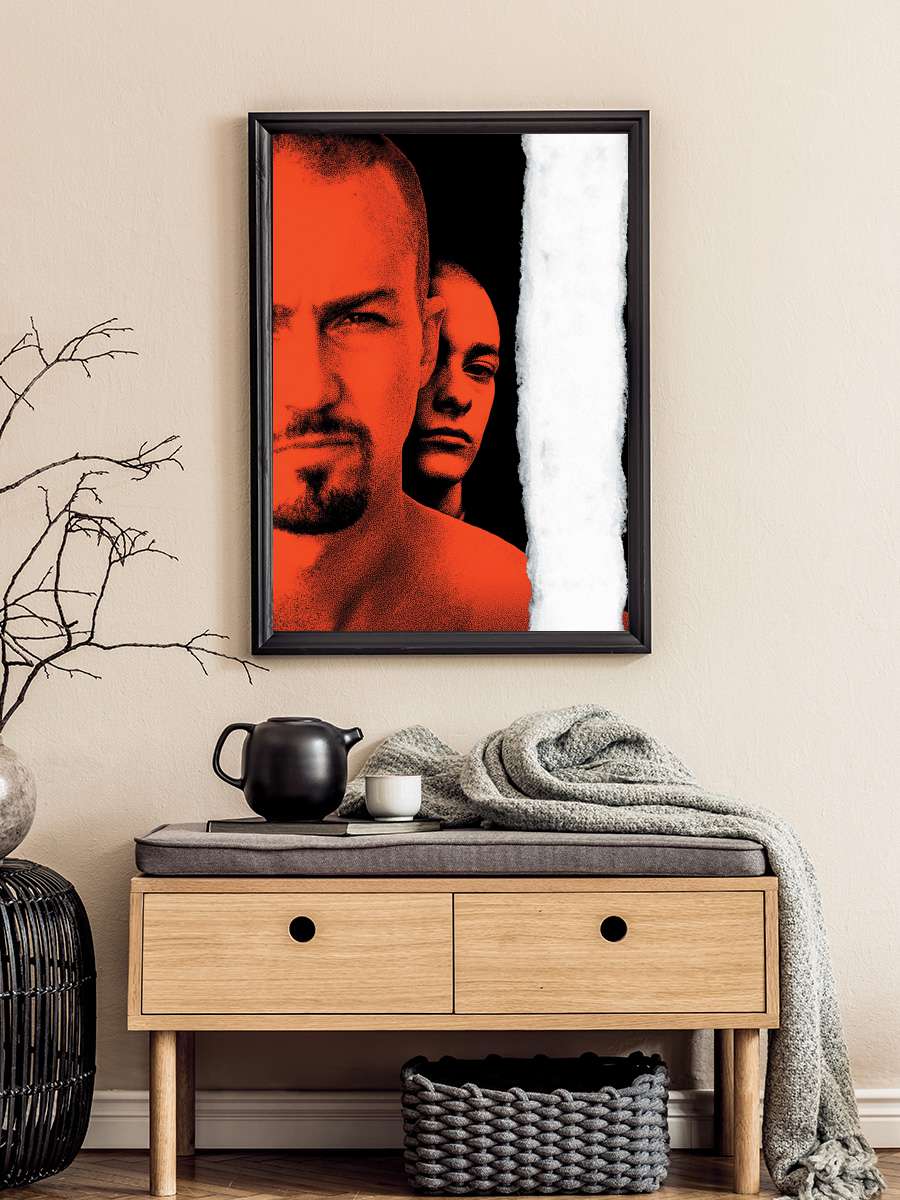 Geçmişin Gölgesinde - American History X Film Tablo Siyah Çerçeveli Film Poster Afiş Tablo