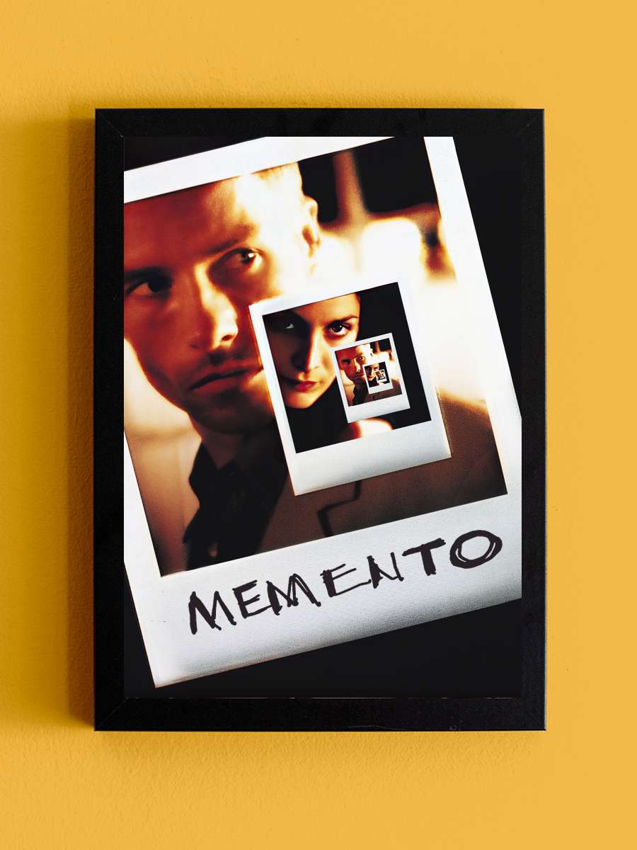 Akıl Defteri - Memento Film Tablo Siyah Çerçeveli Film Poster Afiş Tablo