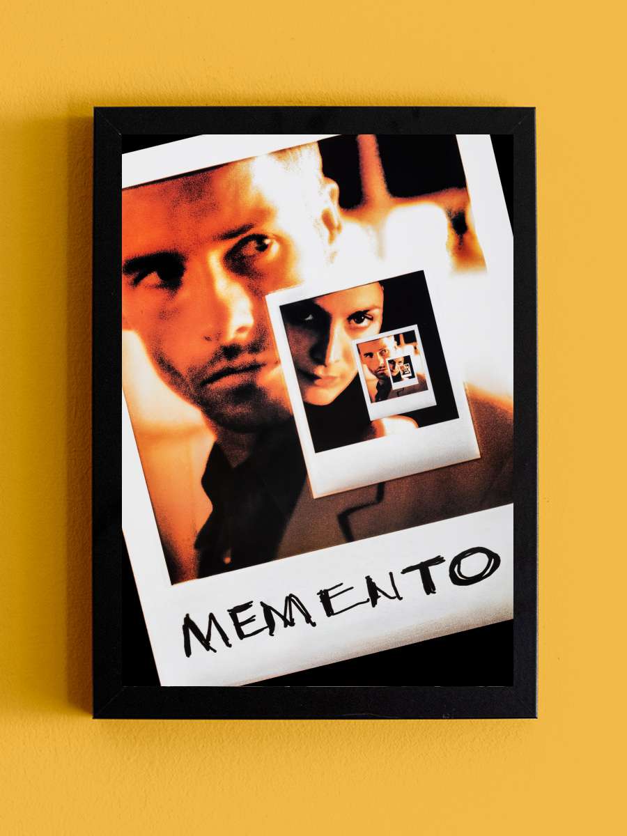 Akıl Defteri - Memento Film Tablo Siyah Çerçeveli Film Poster Afiş Tablo