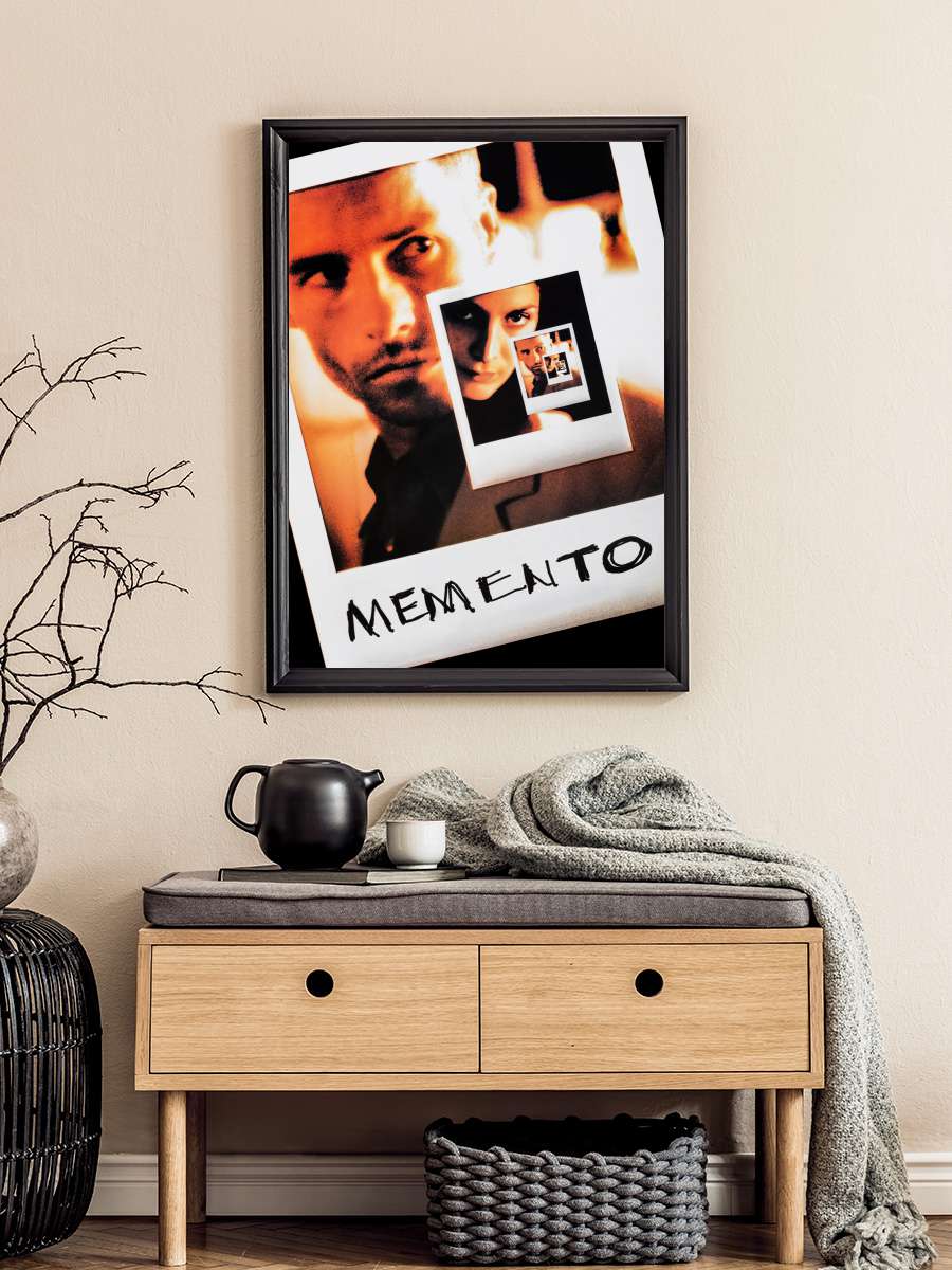 Akıl Defteri - Memento Film Tablo Siyah Çerçeveli Film Poster Afiş Tablo