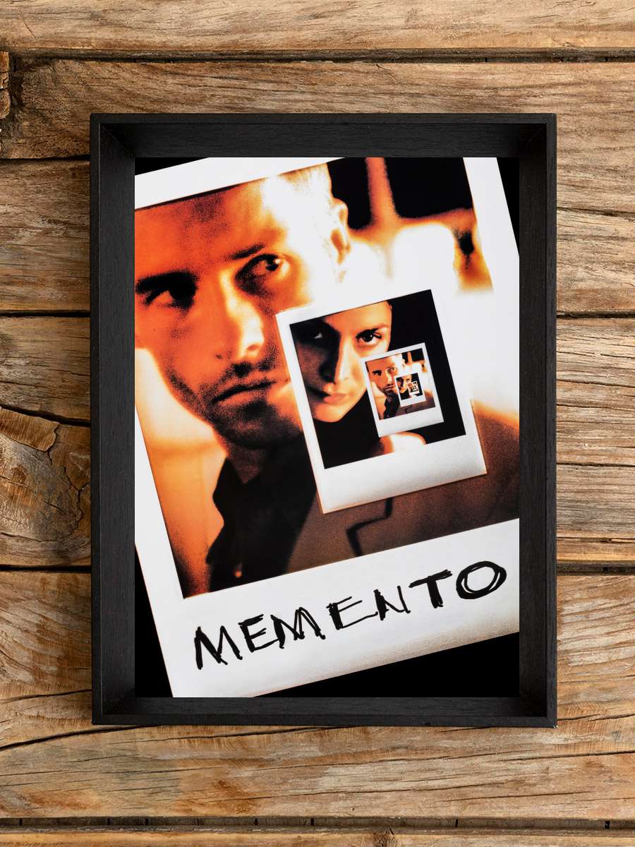 Akıl Defteri - Memento Film Tablo Siyah Çerçeveli Film Poster Afiş Tablo