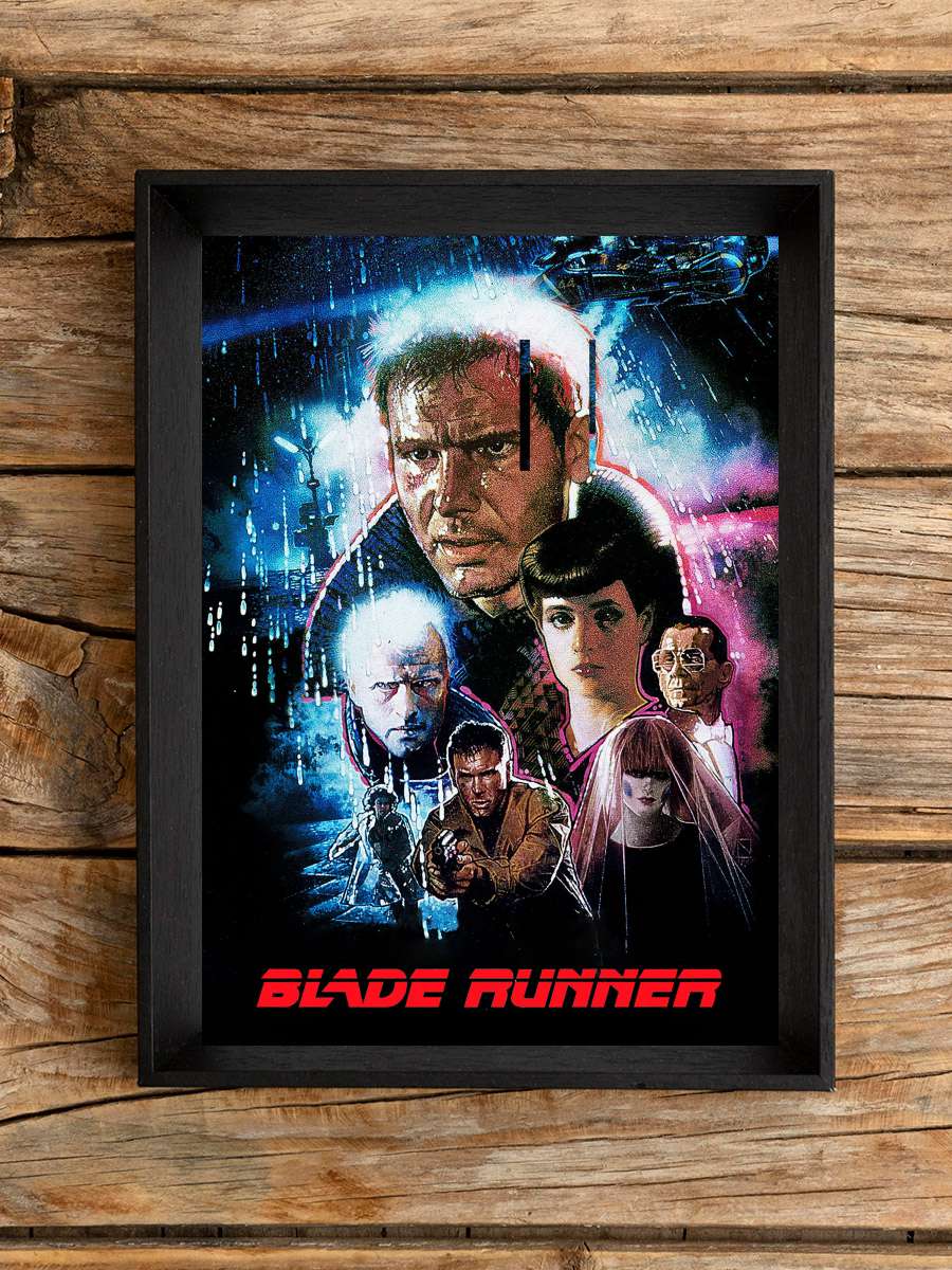 Bıçak Sırtı - Blade Runner Film Tablo Siyah Çerçeveli Film Poster Afiş Tablo