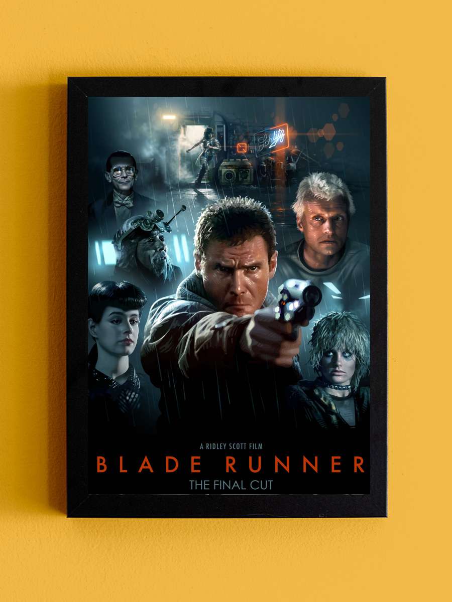 Bıçak Sırtı - Blade Runner Film Tablo Siyah Çerçeveli Film Poster Afiş Tablo