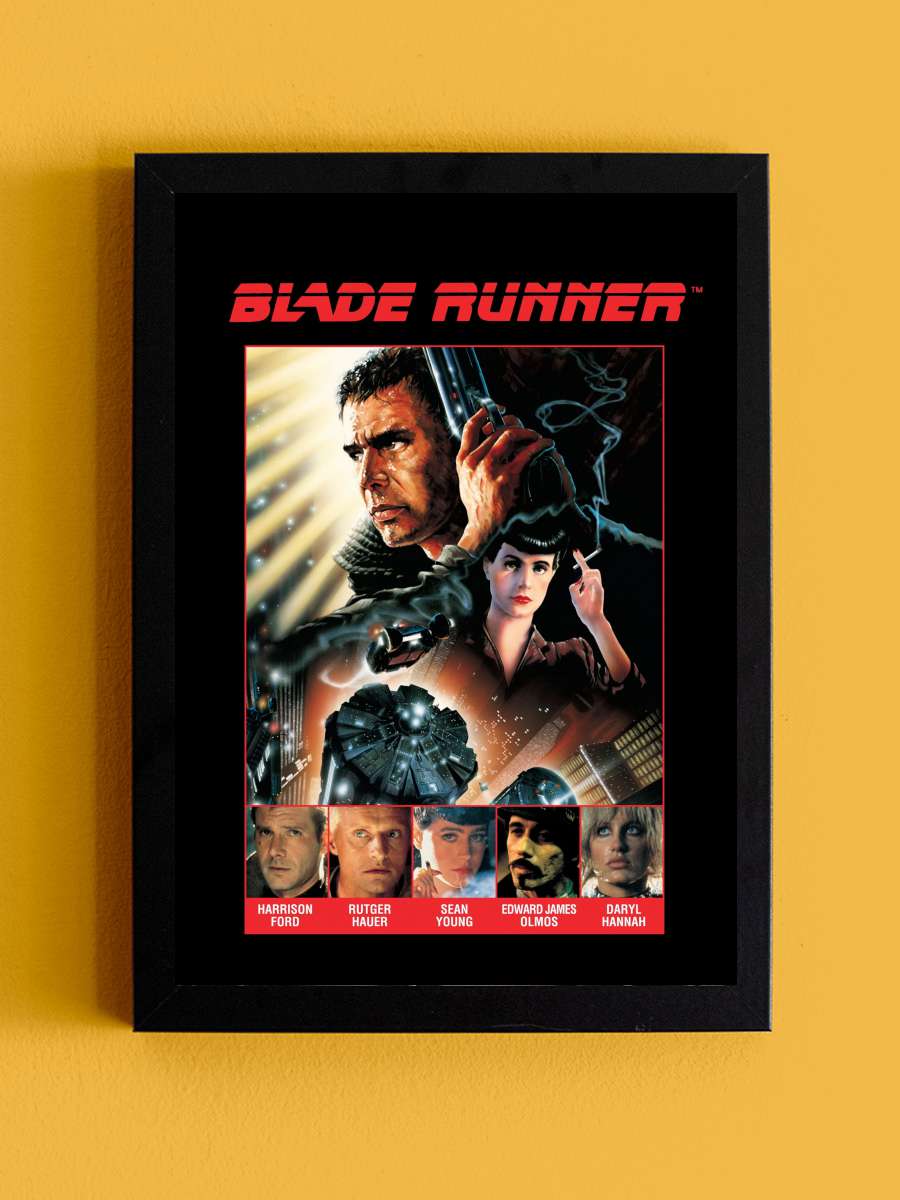 Bıçak Sırtı - Blade Runner Film Tablo Siyah Çerçeveli Film Poster Afiş Tablo