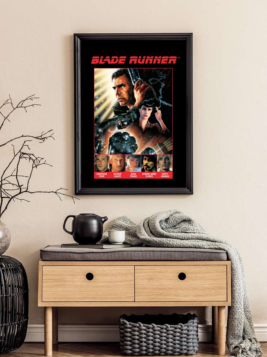 Bıçak Sırtı - Blade Runner Film Tablo Siyah Çerçeveli Film Poster Afiş Tablo