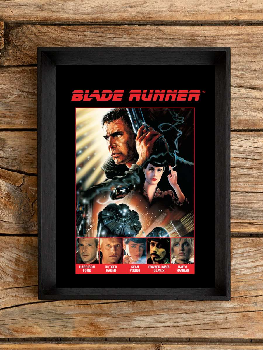 Bıçak Sırtı - Blade Runner Film Tablo Siyah Çerçeveli Film Poster Afiş Tablo