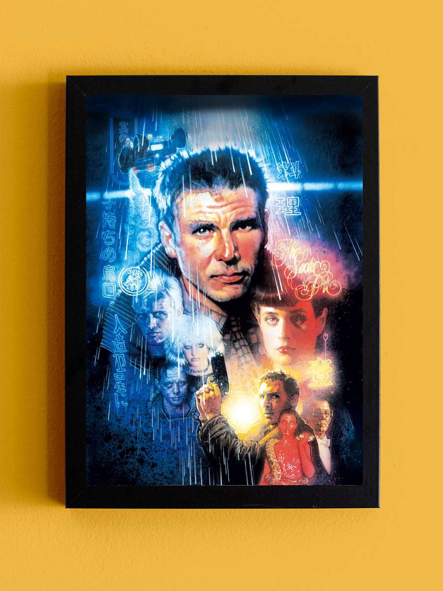 Bıçak Sırtı - Blade Runner Film Tablo Siyah Çerçeveli Film Poster Afiş Tablo