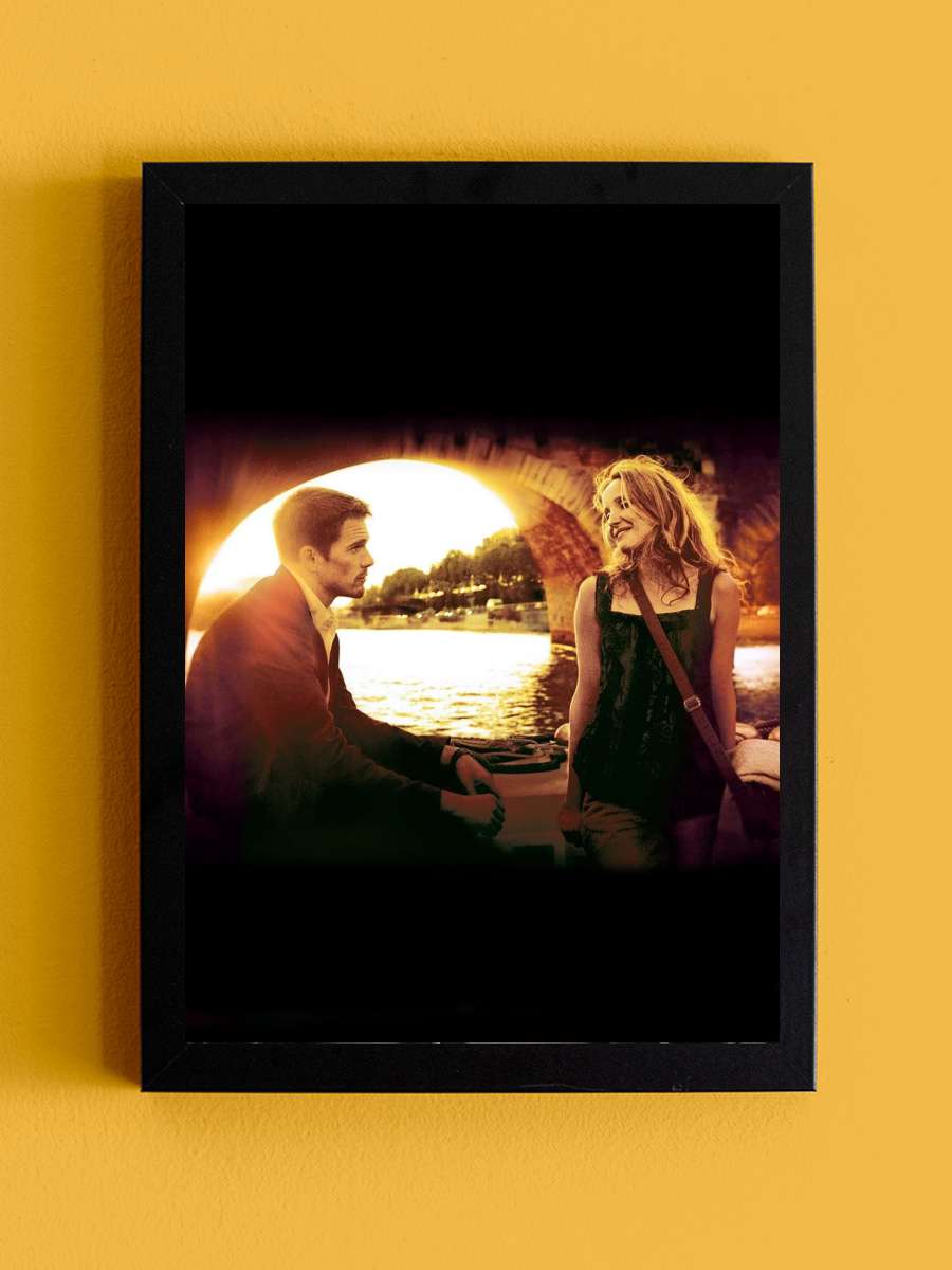 Gün Batmadan - Before Sunset Film Tablo Siyah Çerçeveli Film Poster Afiş Tablo