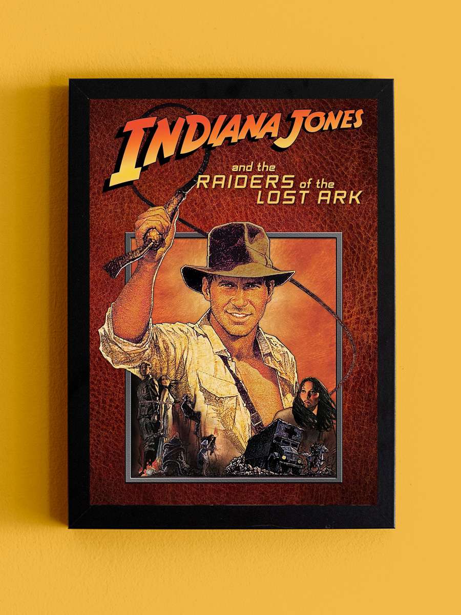 Indiana Jones: Kutsal Hazine Avcıları - Raiders of the Lost Ark Film Tablo Siyah Çerçeveli Film Poster Afiş Tablo