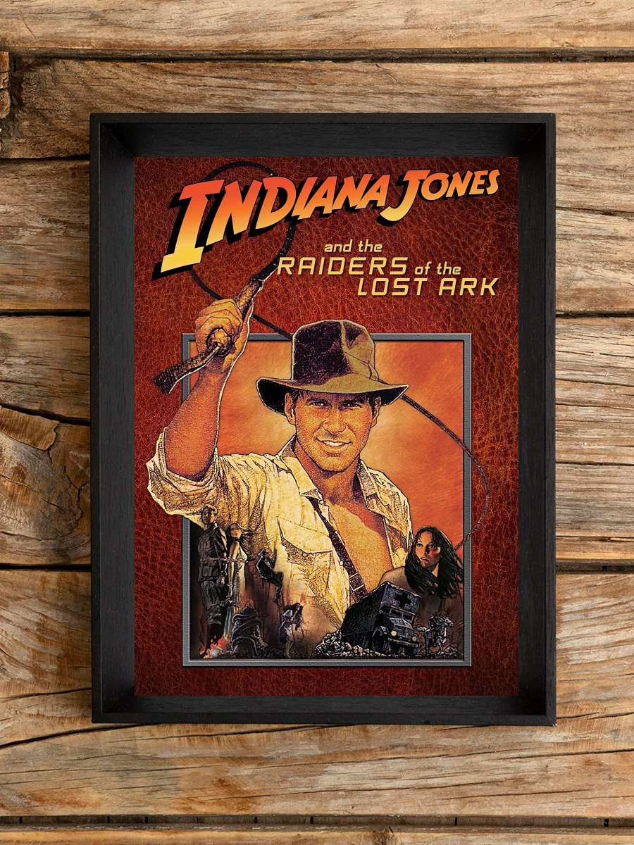 Indiana Jones: Kutsal Hazine Avcıları - Raiders of the Lost Ark Film Tablo Siyah Çerçeveli Film Poster Afiş Tablo