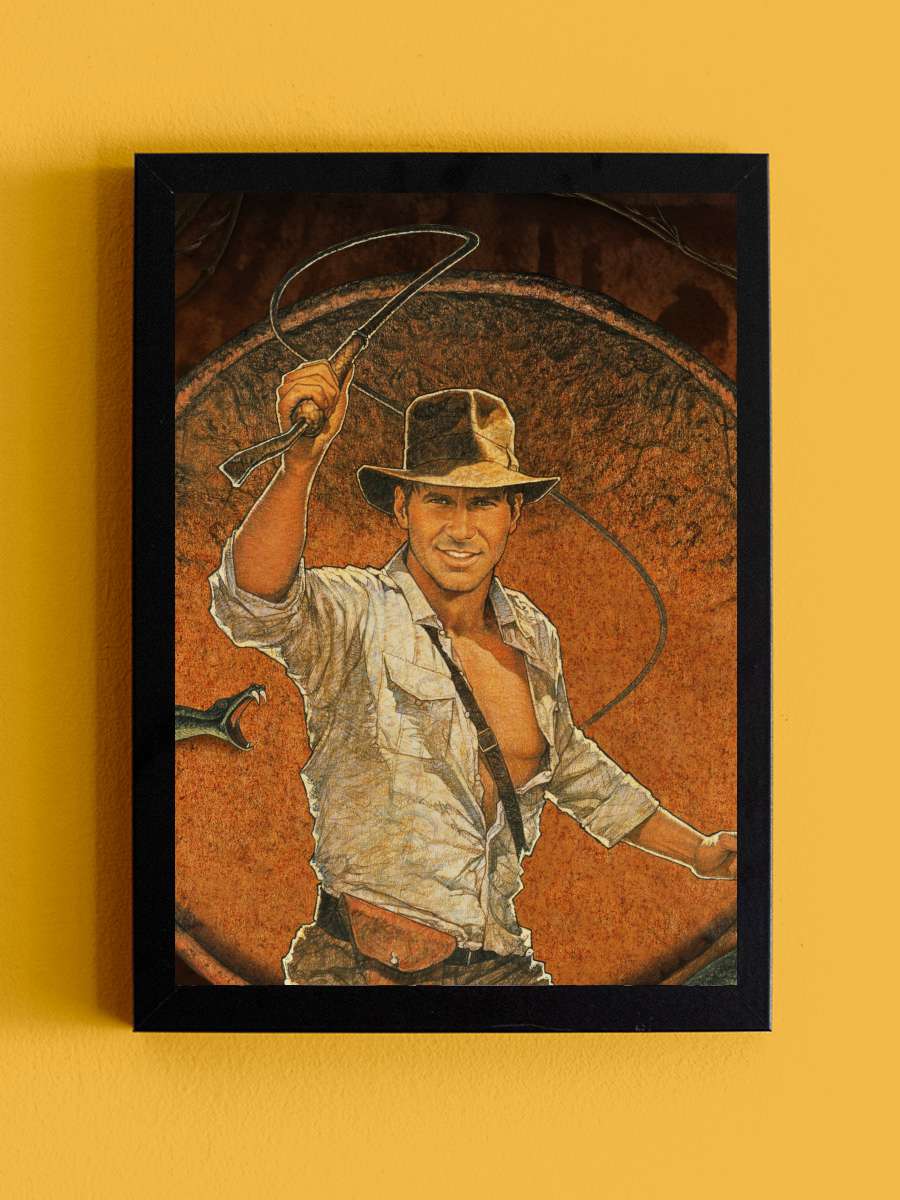 Indiana Jones: Kutsal Hazine Avcıları - Raiders of the Lost Ark Film Tablo Siyah Çerçeveli Film Poster Afiş Tablo