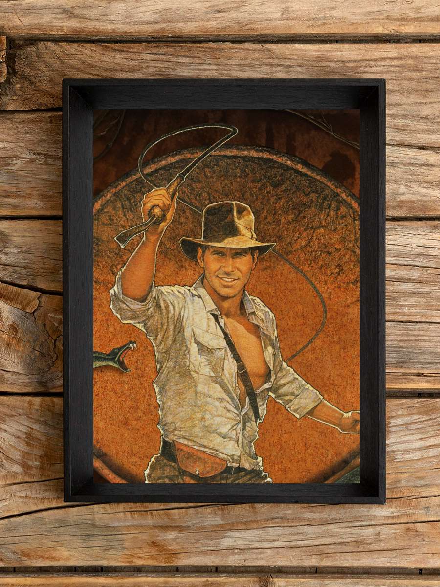 Indiana Jones: Kutsal Hazine Avcıları - Raiders of the Lost Ark Film Tablo Siyah Çerçeveli Film Poster Afiş Tablo