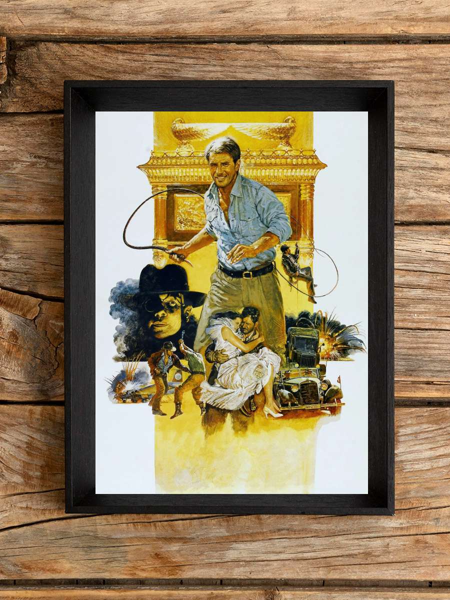 Indiana Jones: Kutsal Hazine Avcıları - Raiders of the Lost Ark Film Tablo Siyah Çerçeveli Film Poster Afiş Tablo