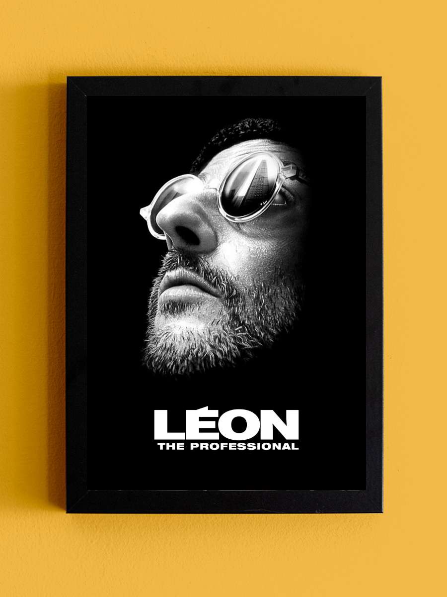 Sevginin Gücü - Léon: The Professional Film Tablo Siyah Çerçeveli Film Poster Afiş Tablo