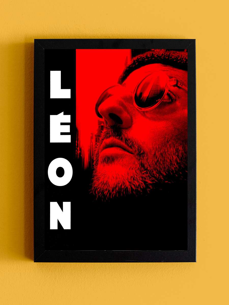 Sevginin Gücü - Léon: The Professional Film Tablo Siyah Çerçeveli Film Poster Afiş Tablo