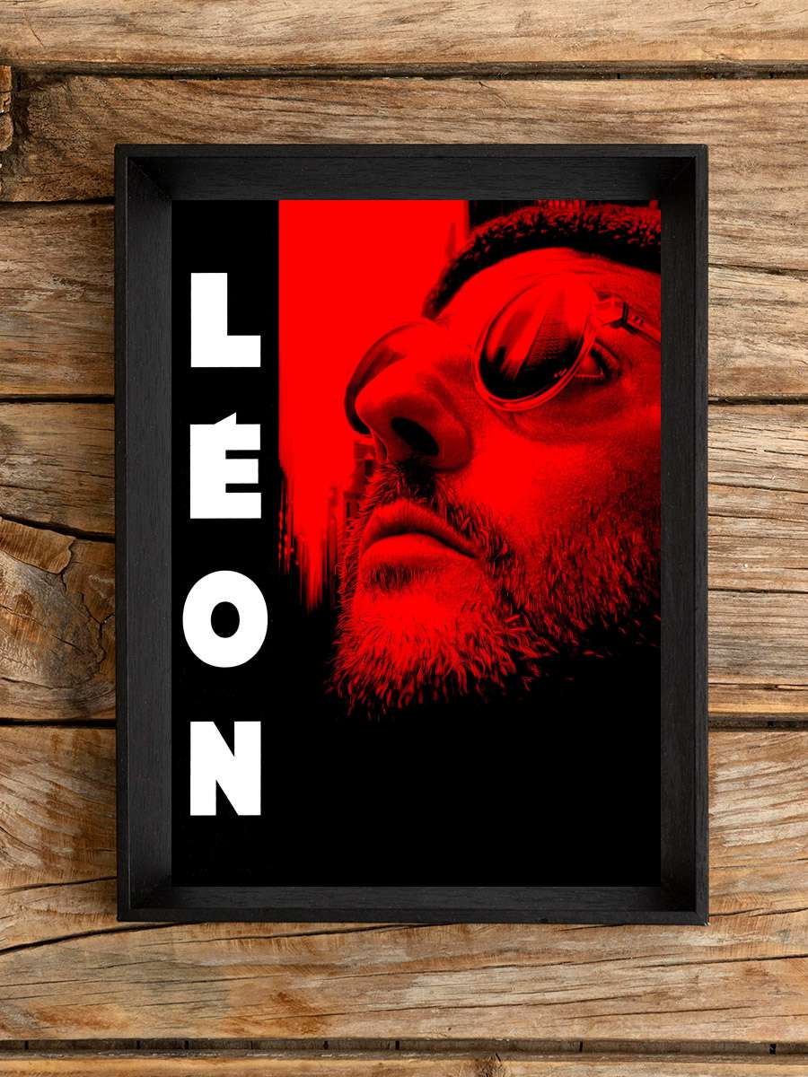 Sevginin Gücü - Léon: The Professional Film Tablo Siyah Çerçeveli Film Poster Afiş Tablo