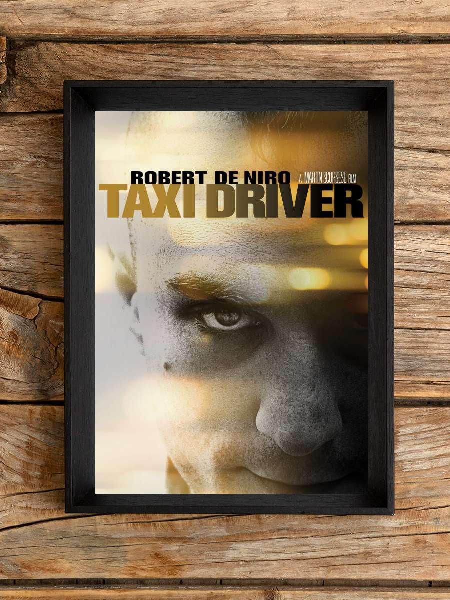 Taksi Şoförü - Taxi Driver Film Tablo Siyah Çerçeveli Film Poster Afiş Tablo