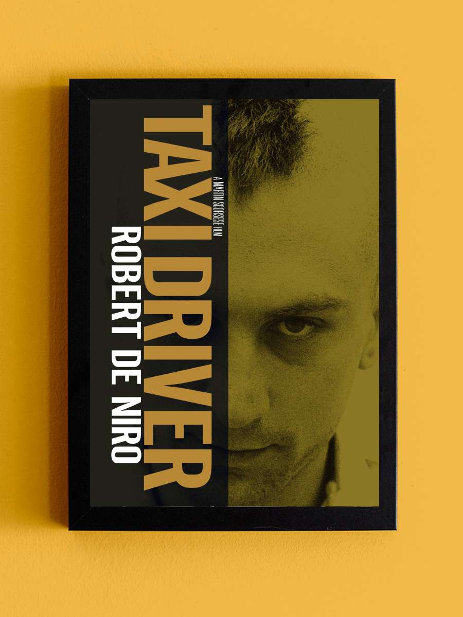 Taksi Şoförü - Taxi Driver Film Tablo Siyah Çerçeveli Film Poster Afiş Tablo