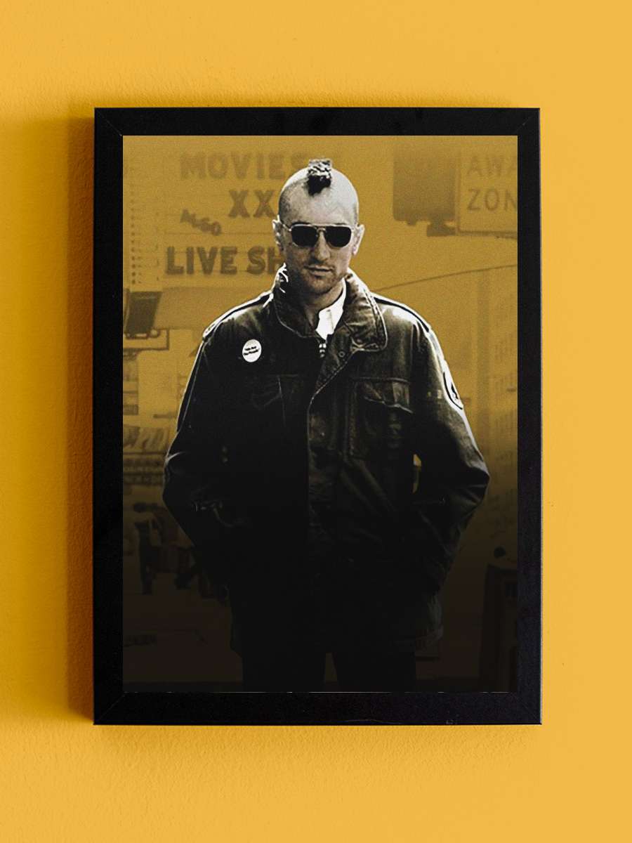 Taksi Şoförü - Taxi Driver Film Tablo Siyah Çerçeveli Film Poster Afiş Tablo