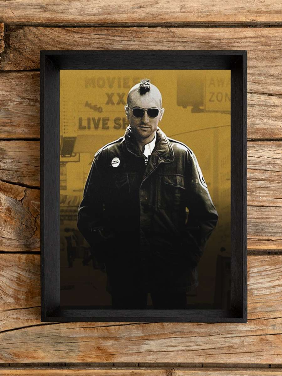 Taksi Şoförü - Taxi Driver Film Tablo Siyah Çerçeveli Film Poster Afiş Tablo