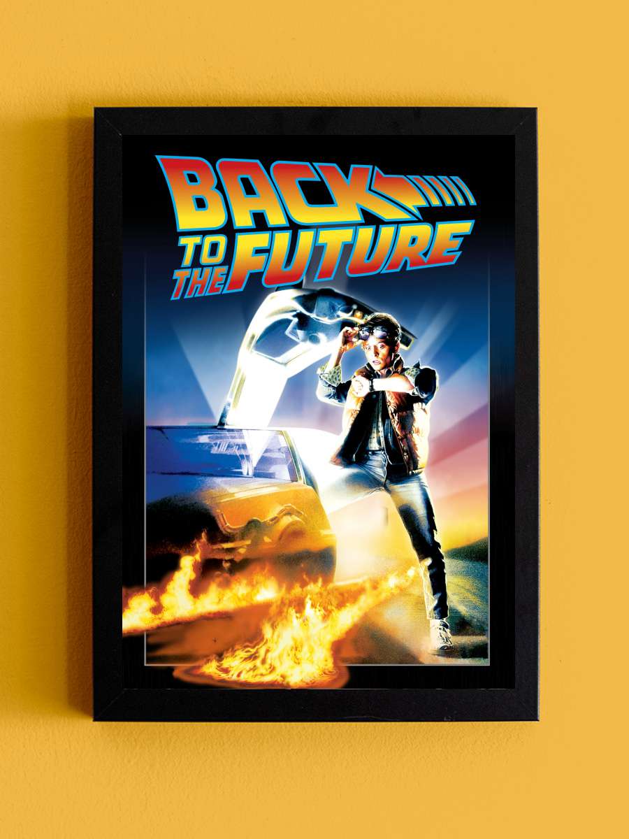 Geleceğe Dönüş - Back to the Future Film Tablo Siyah Çerçeveli Film Poster Afiş Tablo