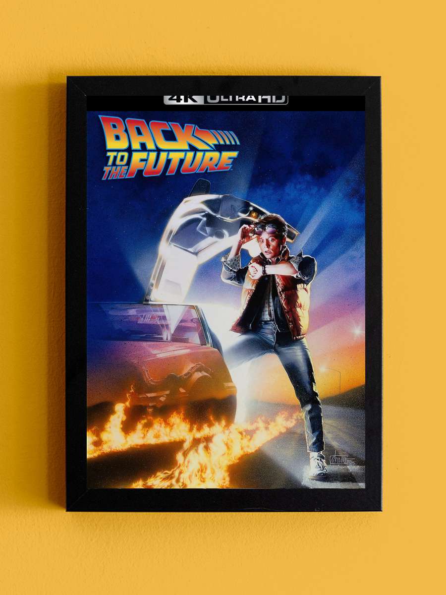 Geleceğe Dönüş - Back to the Future Film Tablo Siyah Çerçeveli Film Poster Afiş Tablo