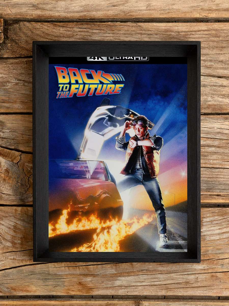 Geleceğe Dönüş - Back to the Future Film Tablo Siyah Çerçeveli Film Poster Afiş Tablo