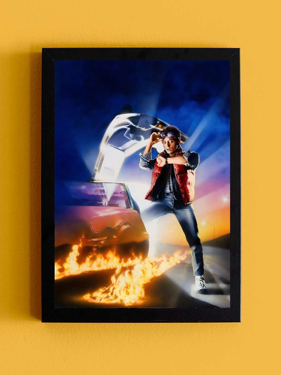 Geleceğe Dönüş - Back to the Future Film Tablo Siyah Çerçeveli Film Poster Afiş Tablo