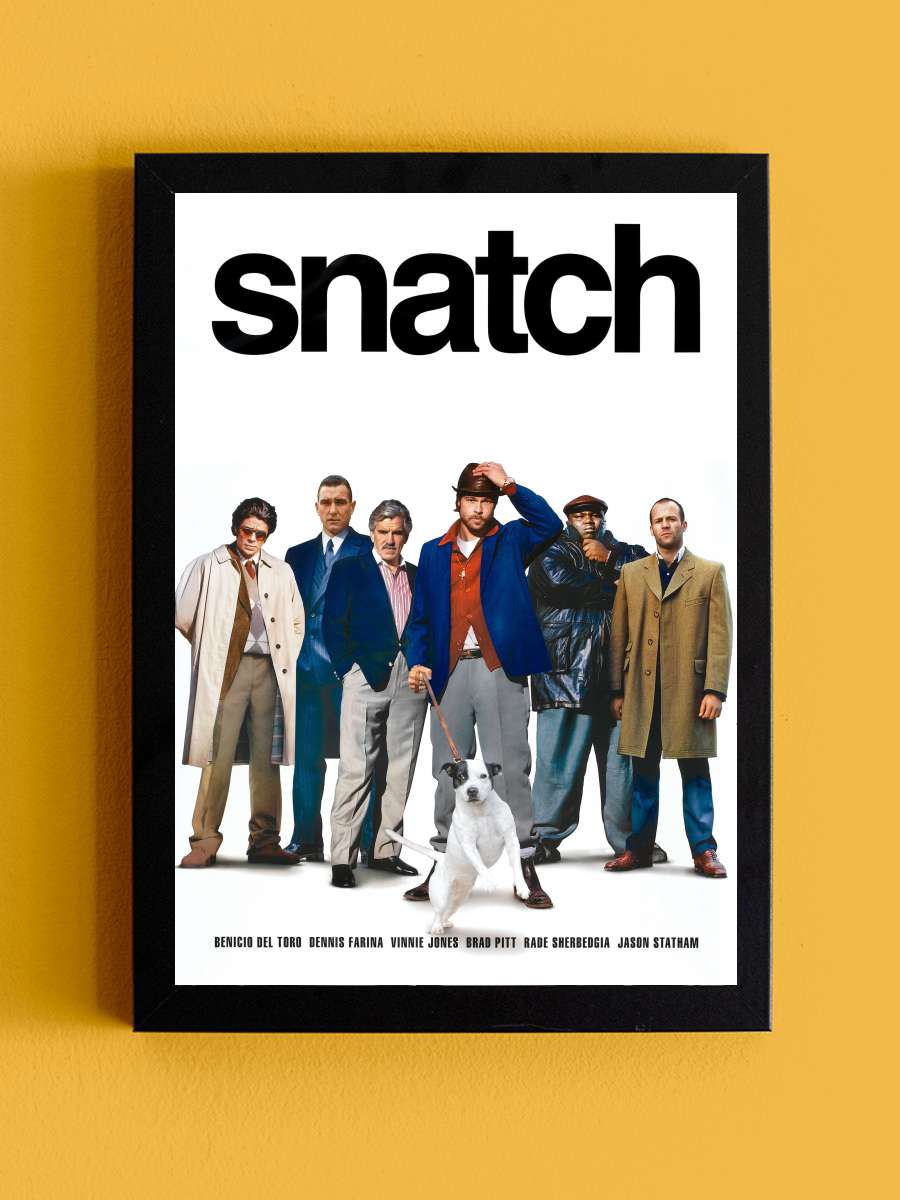 Kapışma - Snatch Film Tablo Siyah Çerçeveli Film Poster Afiş Tablo