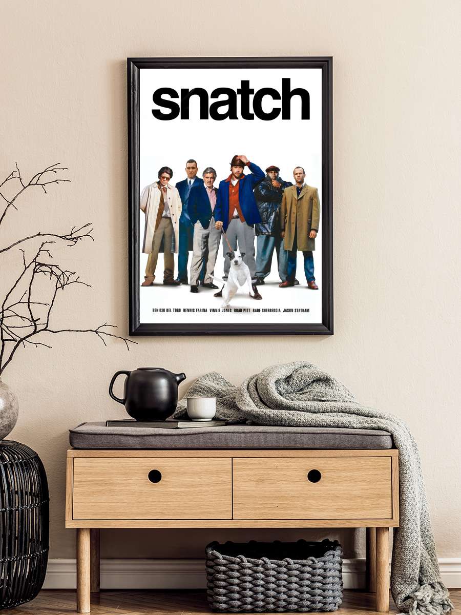 Kapışma - Snatch Film Tablo Siyah Çerçeveli Film Poster Afiş Tablo