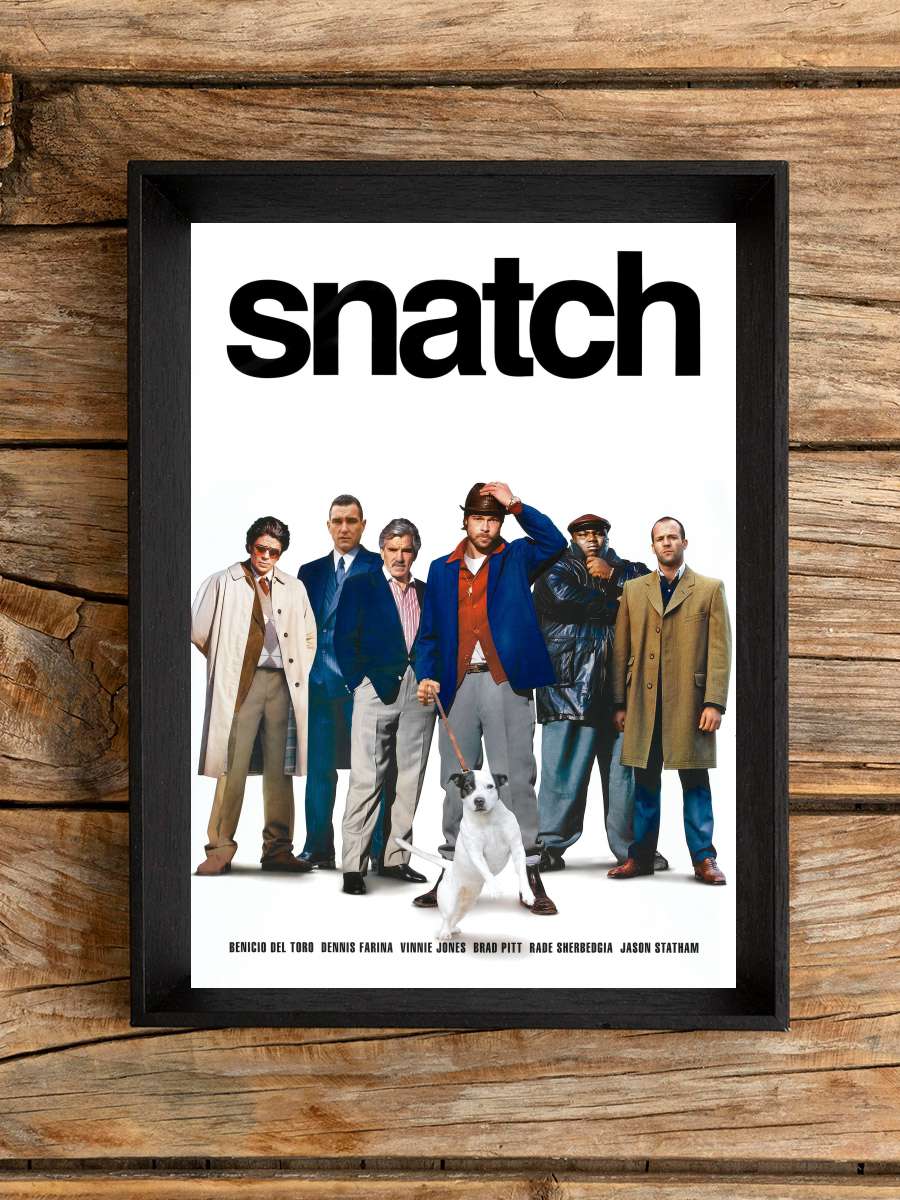 Kapışma - Snatch Film Tablo Siyah Çerçeveli Film Poster Afiş Tablo