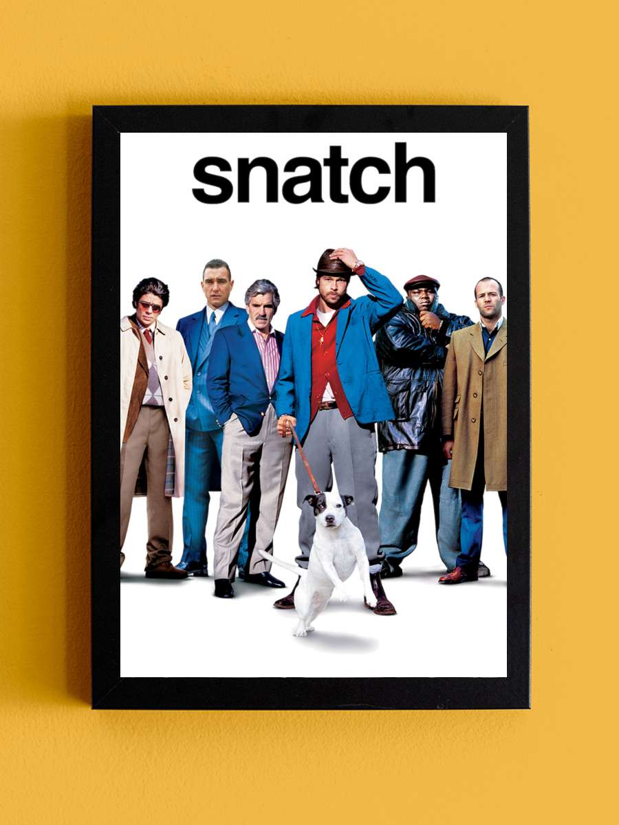 Kapışma - Snatch Film Tablo Siyah Çerçeveli Film Poster Afiş Tablo