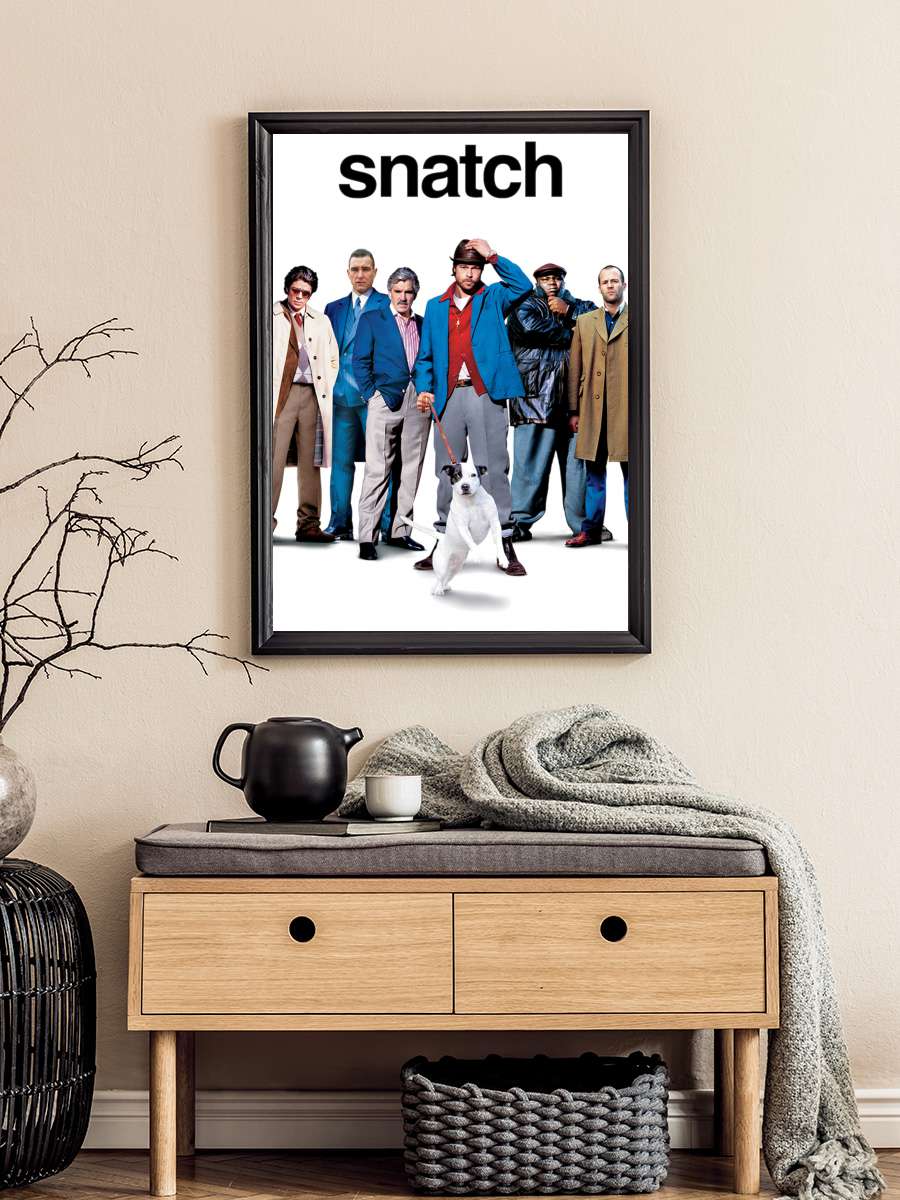 Kapışma - Snatch Film Tablo Siyah Çerçeveli Film Poster Afiş Tablo