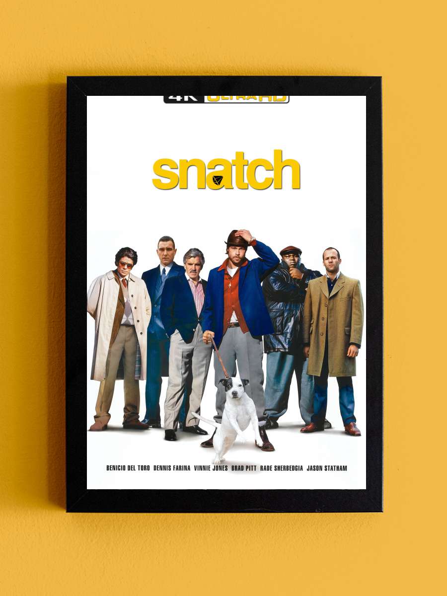 Kapışma - Snatch Film Tablo Siyah Çerçeveli Film Poster Afiş Tablo