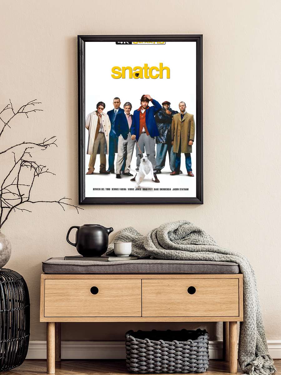 Kapışma - Snatch Film Tablo Siyah Çerçeveli Film Poster Afiş Tablo