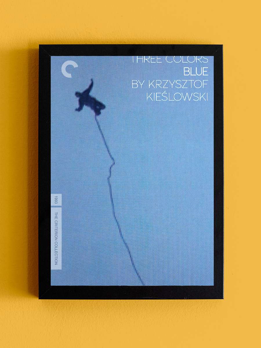 Üç Renk: Mavi - Trois couleurs : Bleu Film Tablo Siyah Çerçeveli Film Poster Afiş Tablo