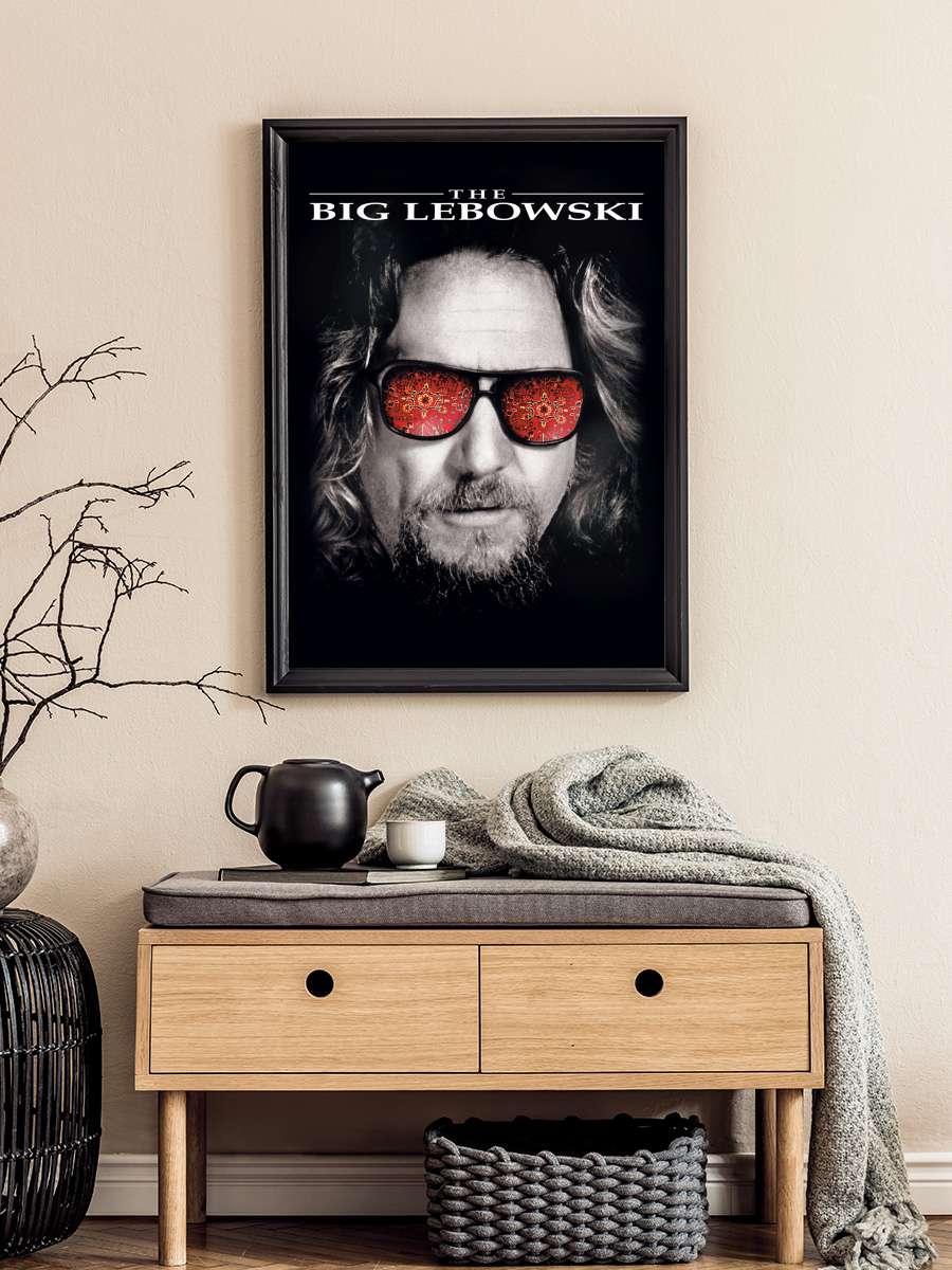 Büyük Lebowski - The Big Lebowski Film Tablo Siyah Çerçeveli Film Poster Afiş Tablo