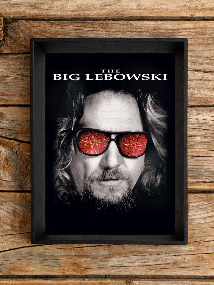 Büyük Lebowski - The Big Lebowski Film Tablo Siyah Çerçeveli Film Poster Afiş Tablo