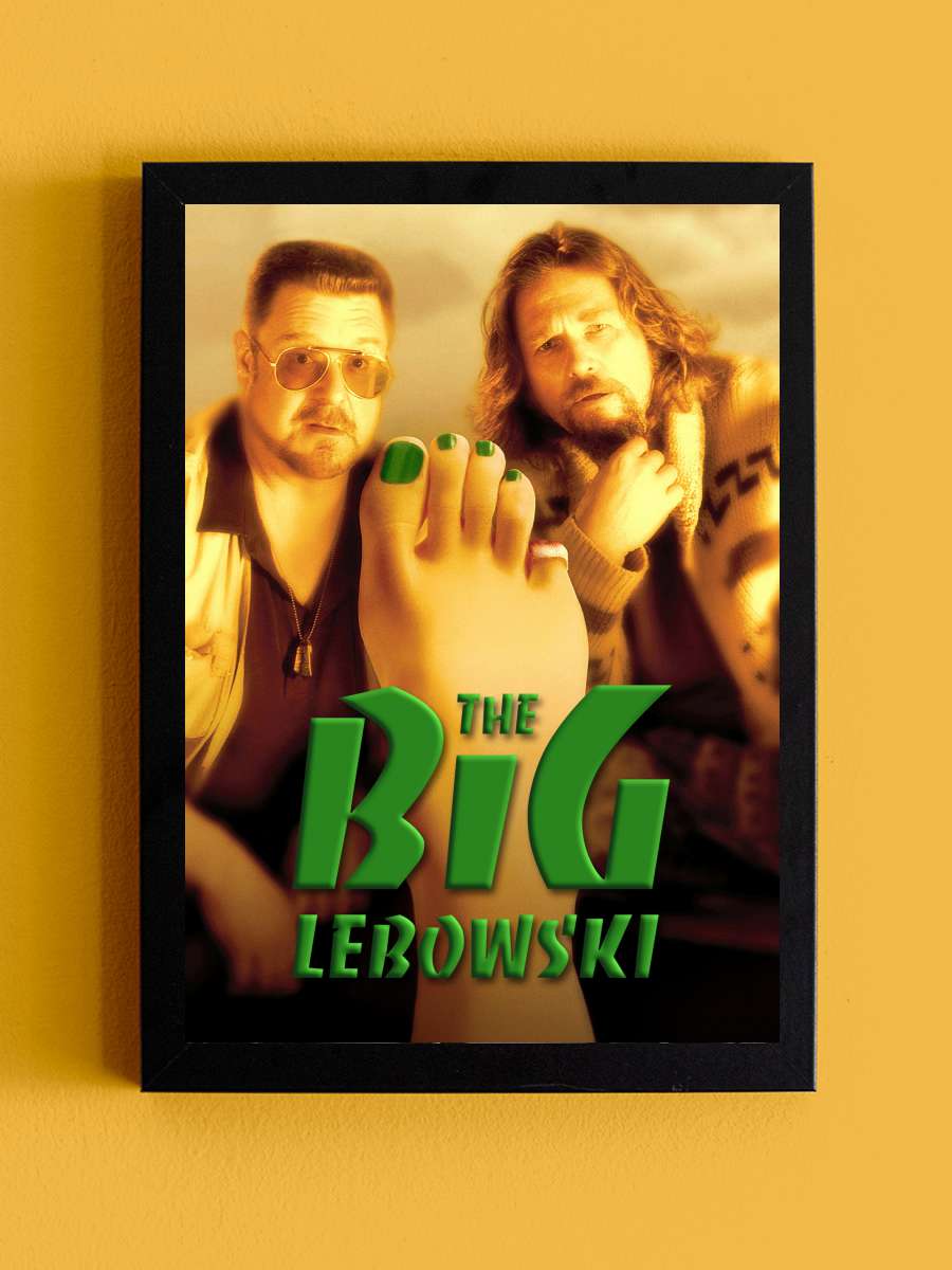 Büyük Lebowski - The Big Lebowski Film Tablo Siyah Çerçeveli Film Poster Afiş Tablo